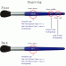 Highlight Brush YSS17-ebony